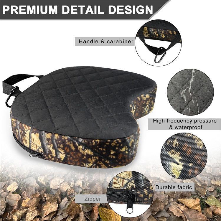 Camouflage Shaped Portable Camping Thickened Cushion, Size: 40x29x7cm