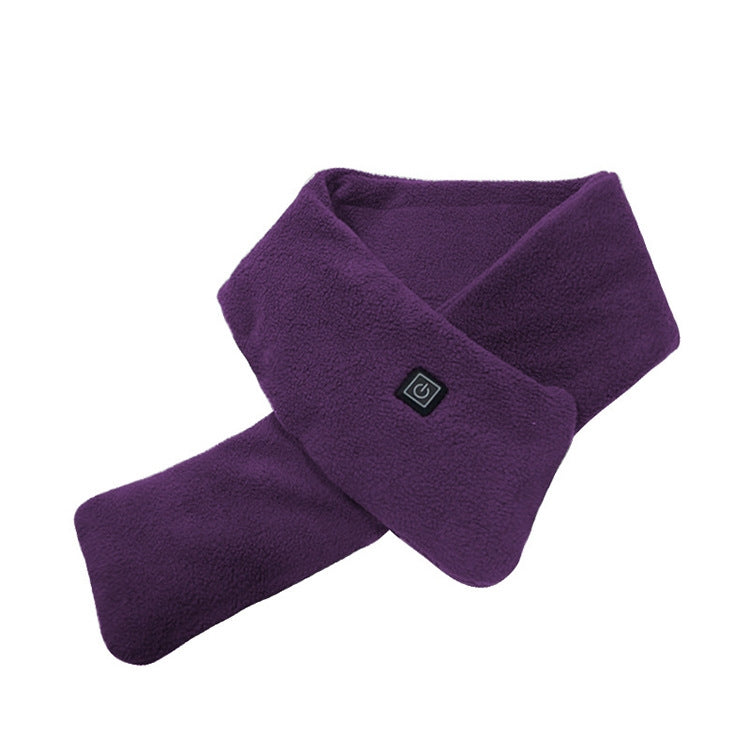 Heated Scarf Three Gear Adjustment Warm Fleece Cold Scarf