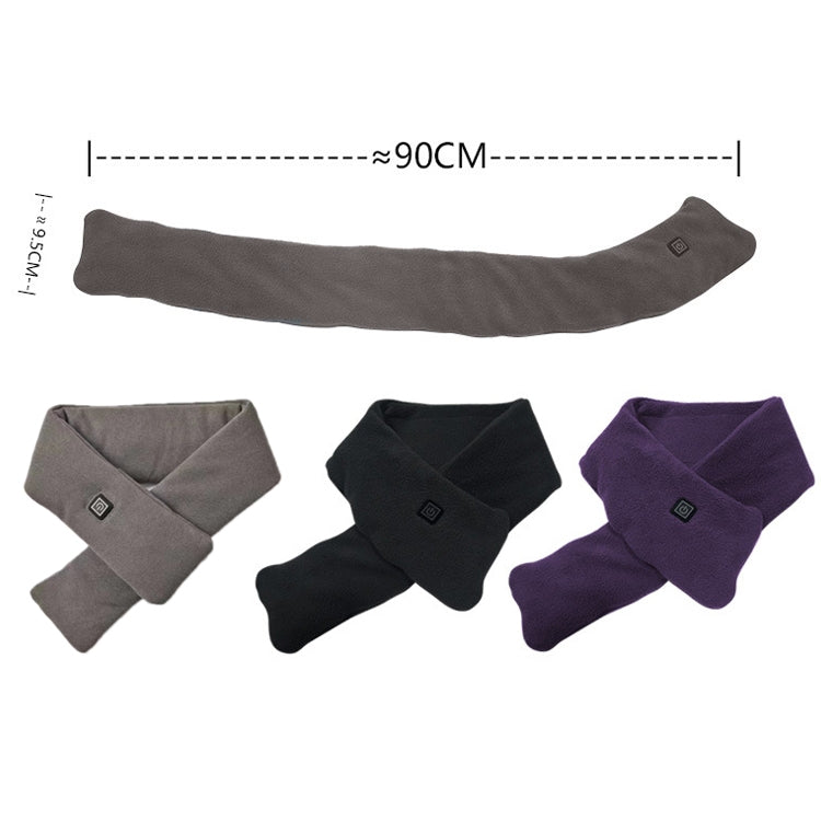 Heated Scarf Three Gear Adjustment Warm Fleece Cold Scarf