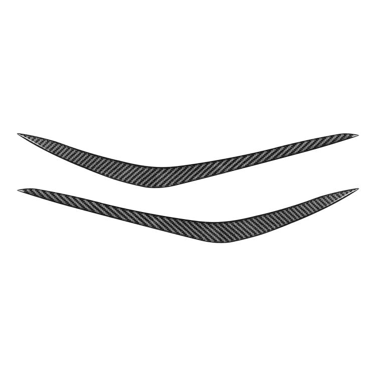 For Chevrolet Corvette C8 2pcs /Set Bumper Lip Decorative Sticker - Black