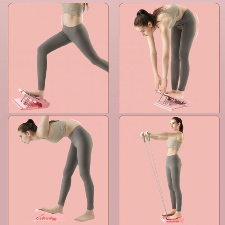 Magnetic 3D Massage Upgrade Large Angle Stretching Pedal Foot Calf Stretcher Board Pink