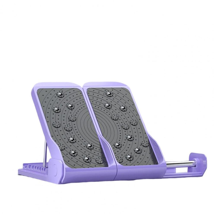 Magnetic 3D Massage Upgrade Large Angle Stretching Pedal Foot Calf Stretcher Board Purple
