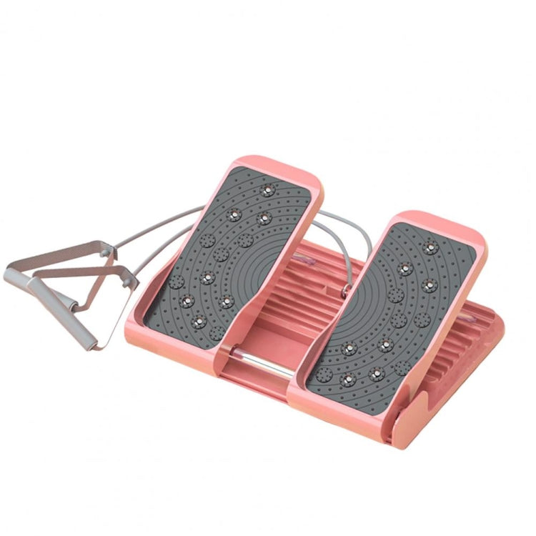 Magnetic 3D Massage Upgrade Large Angle Stretching Pedal Foot Calf Stretcher Board With Pull Cord Pink