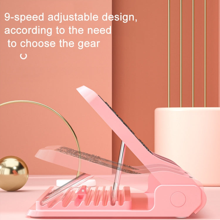 Magnetic 3D Massage Upgrade Large Angle Stretching Pedal Foot Calf Stretcher Board With Pull Cord Pink