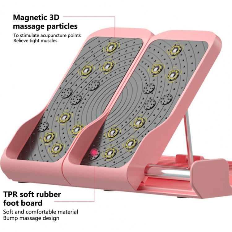 Magnetic 3D Massage Upgrade Large Angle Stretching Pedal Foot Calf Stretcher Board With Pull Cord Green