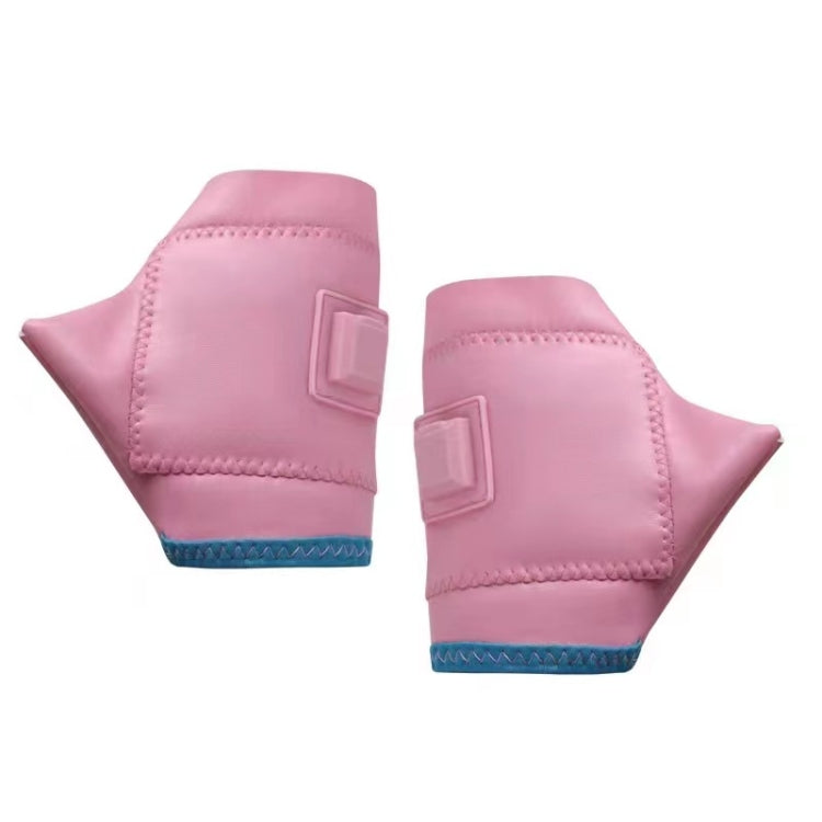 1 Pair Adjustable Temperature Rechargeable Intelligent Electric Heating Gloves Half Finger Gloves, Size: M