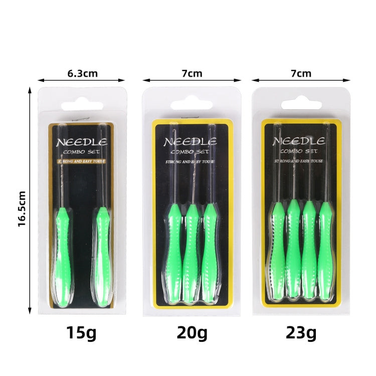 2 PCS / Set Carp Fishing Hook Needle Fishing Bead Bait Hook Needle