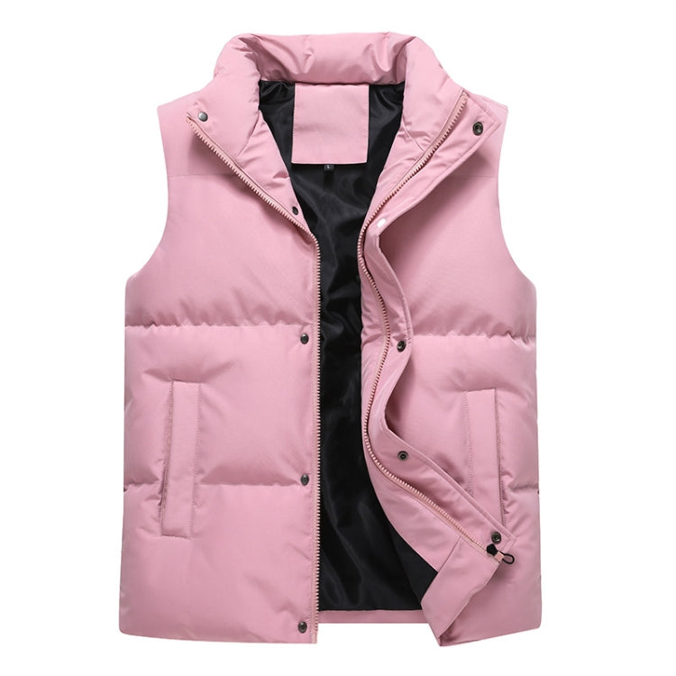 Men Vest Down Cotton Thickened Outerwear Jacket, Size: