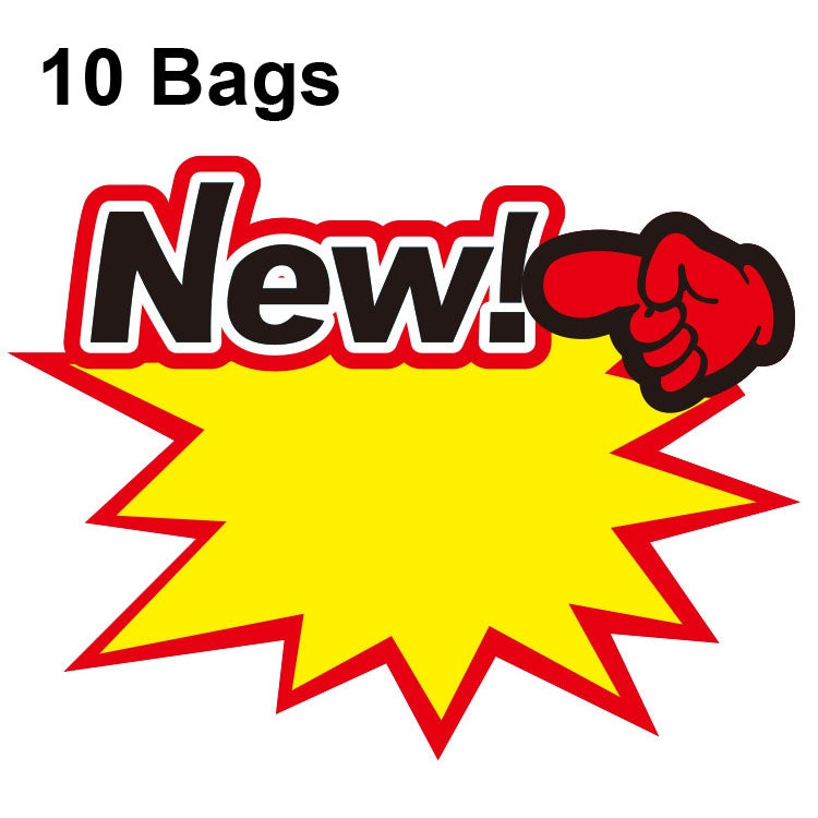 WM-009 10bags 25x19cm Explosion Sticker Product Price Tag Supermarket Price Label