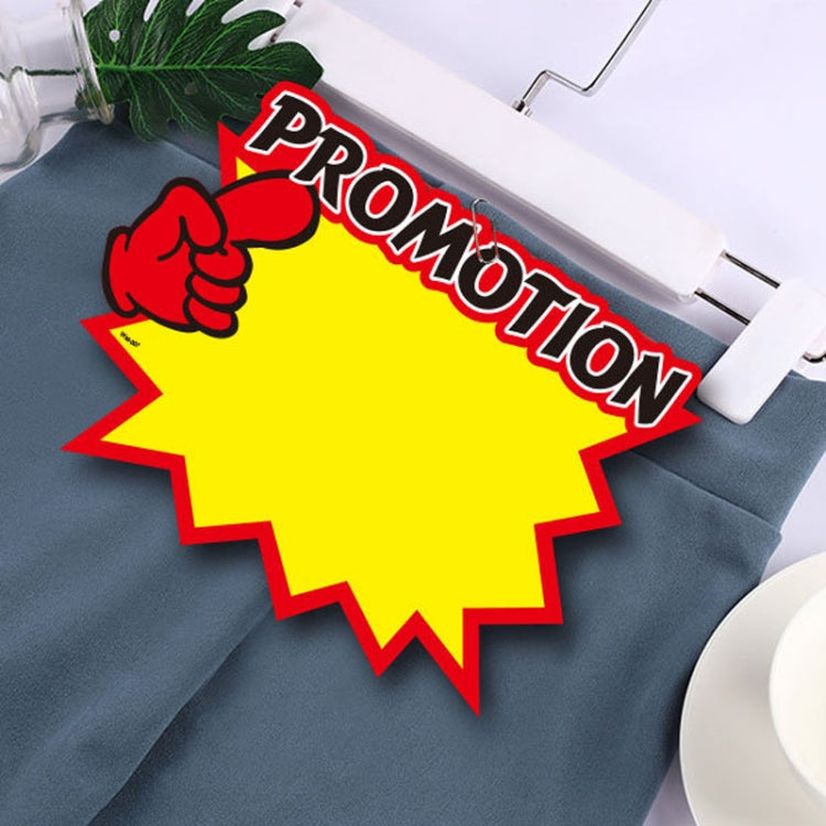 WM-013 10bags 25x19cm Explosion Sticker Product Price Tag Supermarket Price Label