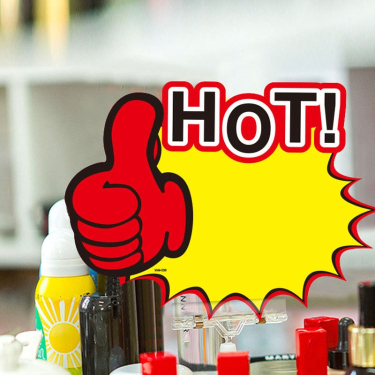 WM206 10bags 21x15cm Explosion Sticker Product Price Tag Supermarket Price Label