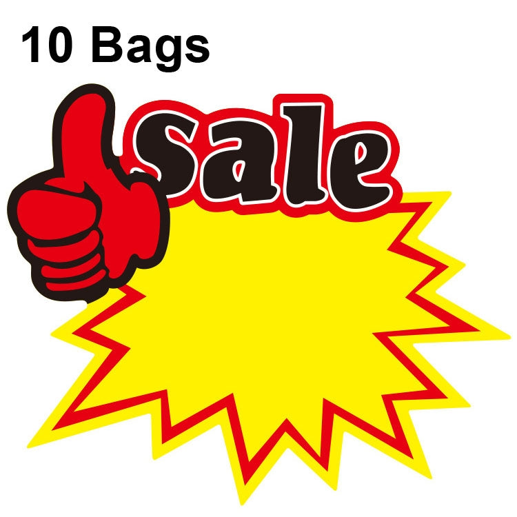 WM-301 10bags 9x7cm Explosion Sticker Product Price Tag Supermarket Price Label