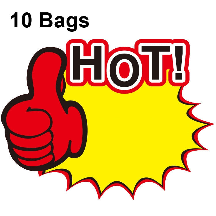 WM-306 10bags 9x7cm Explosion Sticker Product Price Tag Supermarket Price Label