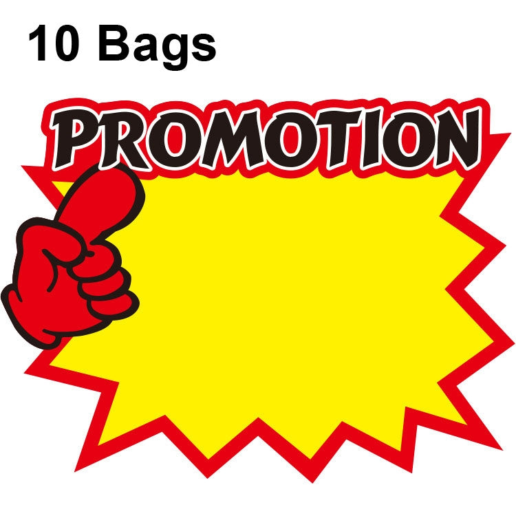 WM-307 10bags 9x7cm Explosion Sticker Product Price Tag Supermarket Price Label