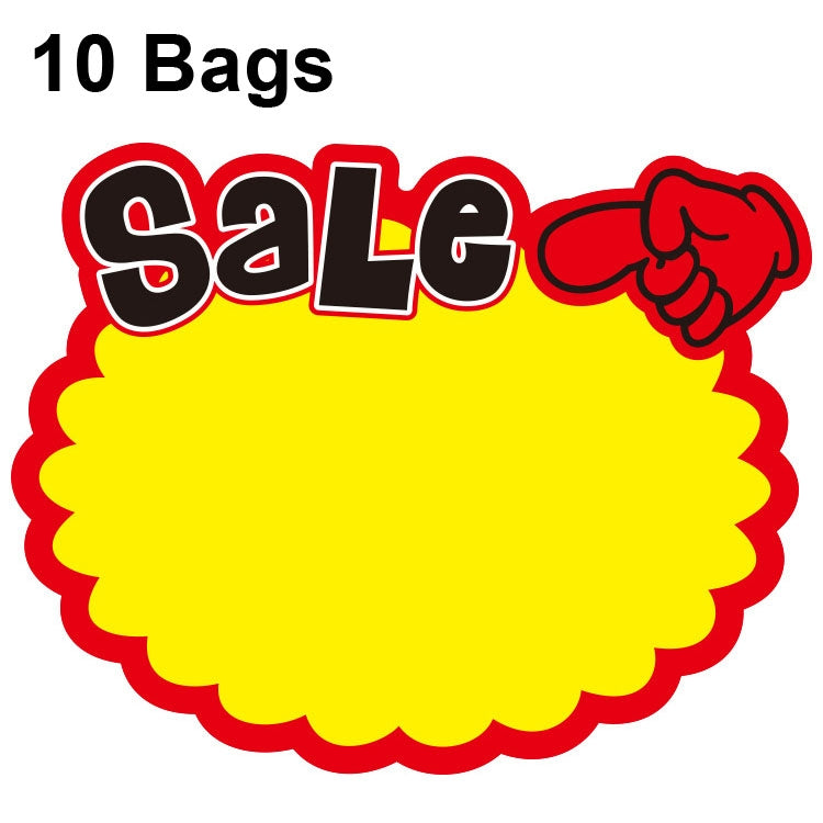 WM-310 10bags 9x7cm Explosion Sticker Product Price Tag Supermarket Price Label
