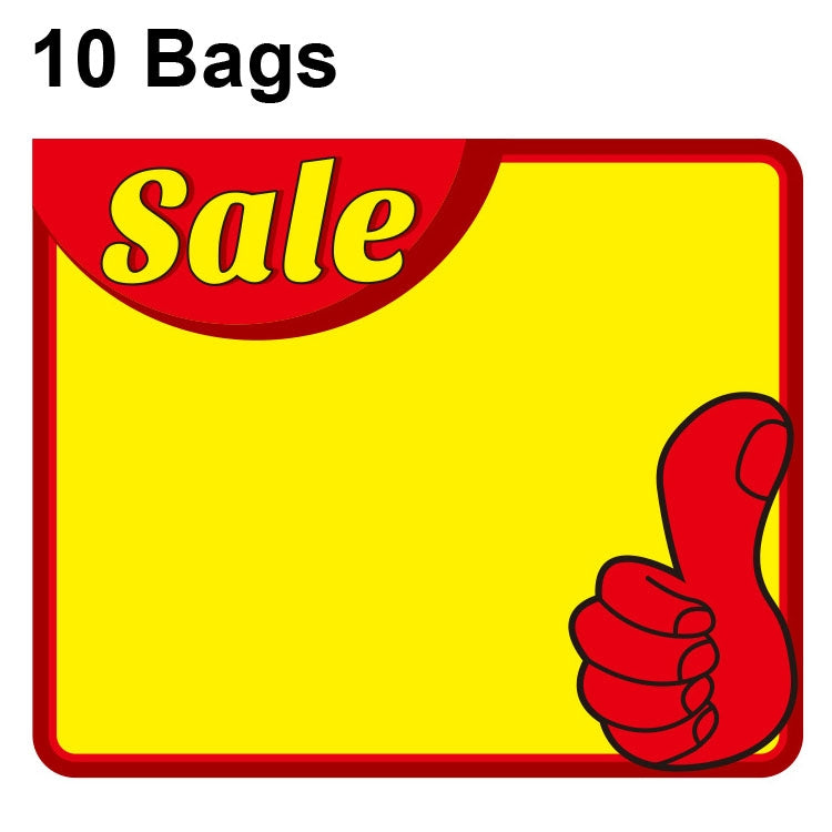 WM-313 10bags 9x7cm Explosion Sticker Product Price Tag Supermarket Price Label
