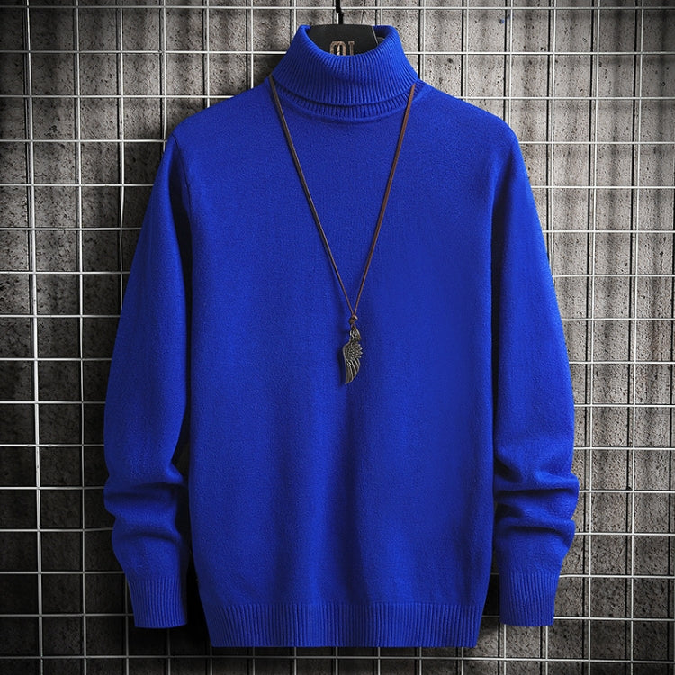 JT High-Collar Long-Sleeved Men Sweater Casual Autumn And Winter Knit Clothes, Size: