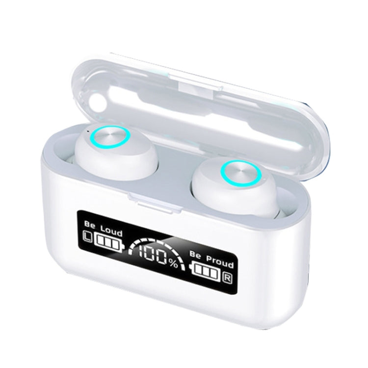 F9 Noise Reduction In-ear Touch Display HD Bluetooth 5.2 Wireless TWS Earphone