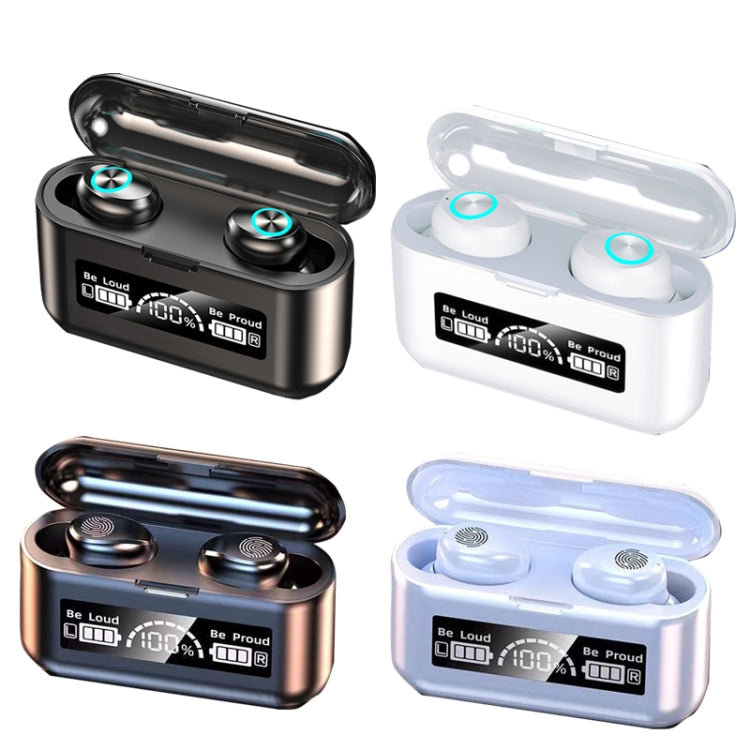 F9 Noise Reduction In-ear Touch Display HD Bluetooth 5.2 Wireless TWS Earphone