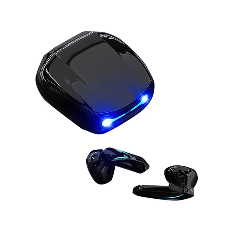 L15 Semi-in-ear Game Sound Identification Super Long Standby Wireless Bluetooth TWS Earphone(Black)