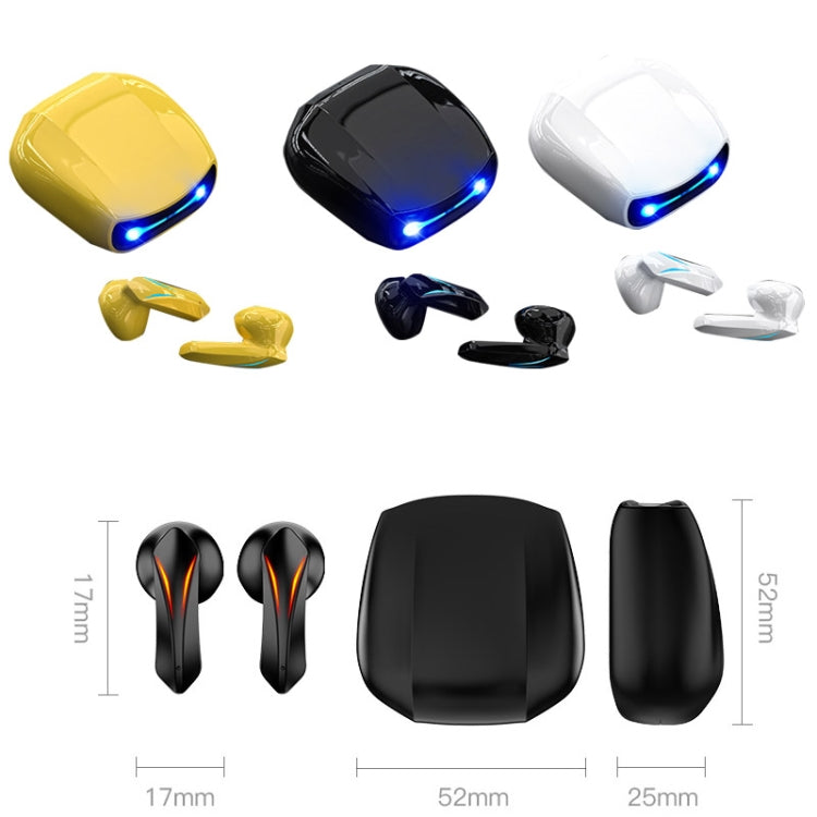 L15 Semi-in-ear Game Sound Identification Super Long Standby Wireless Bluetooth TWS Earphone(Black)