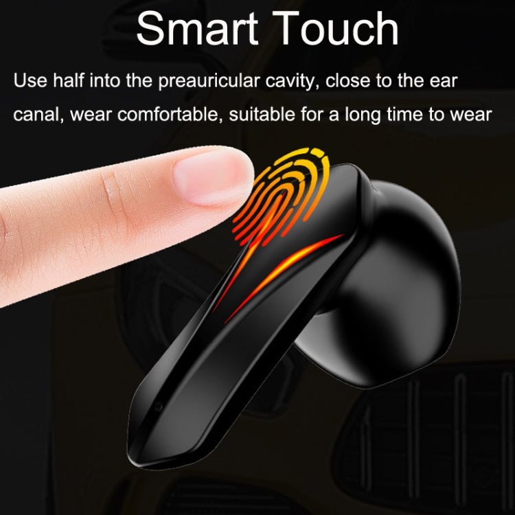L15 Semi-in-ear Game Sound Identification Super Long Standby Wireless Bluetooth TWS Earphone(Black)