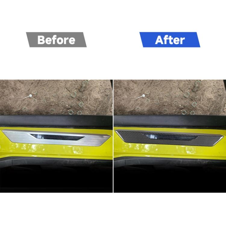 For Chevrolet Corvette C8 2pcs /Set Door Sill Decorative Sticker - Black