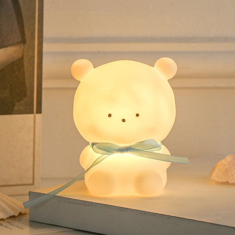 KTX-352 Cartoon Animal Shape Atmosphere Lamp Desktop Decoration LED Night Light, Spec: Blue Bear