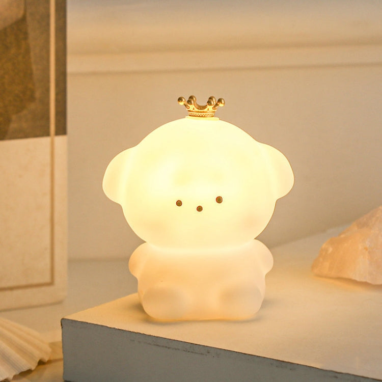 KTX-352 Cartoon Animal Shape Atmosphere Lamp Desktop Decoration LED Night Light, Spec: Crown Dog