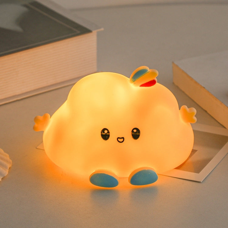 KTX-352 Cartoon Animal Shape Atmosphere Lamp Desktop Decoration LED Night Light, Spec: Yellow Cloud