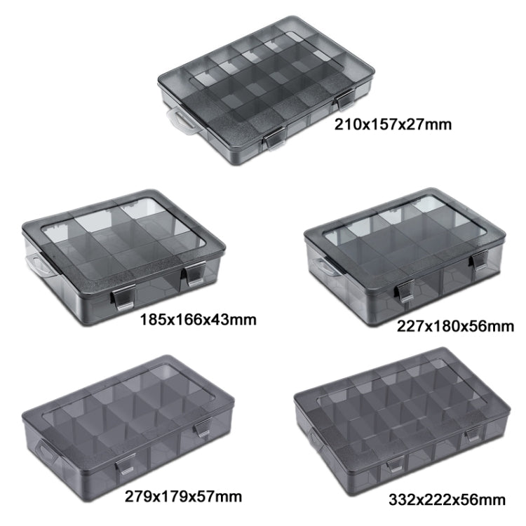 Multi-Compartment Sorted Electronic Parts Organiser, Specifications: 9 Grid