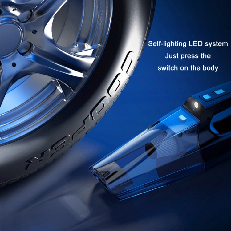 4 in 1 Car Vacuum Cleaner Portable Inflator Pump, Models: Wired Pointer