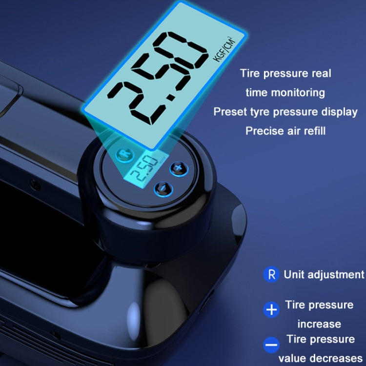 4 in 1 Car Vacuum Cleaner Portable Inflator Pump, Models: Wireless Pointer