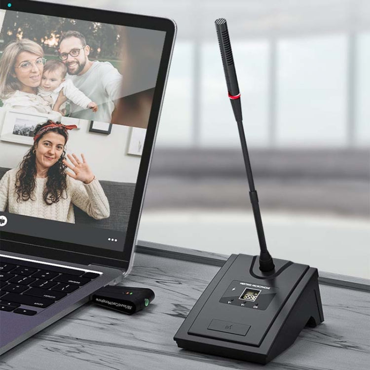 WH12 USB Charging Smart Noise Canceling Wireless Conference Microphone, Spec: 1 For 2