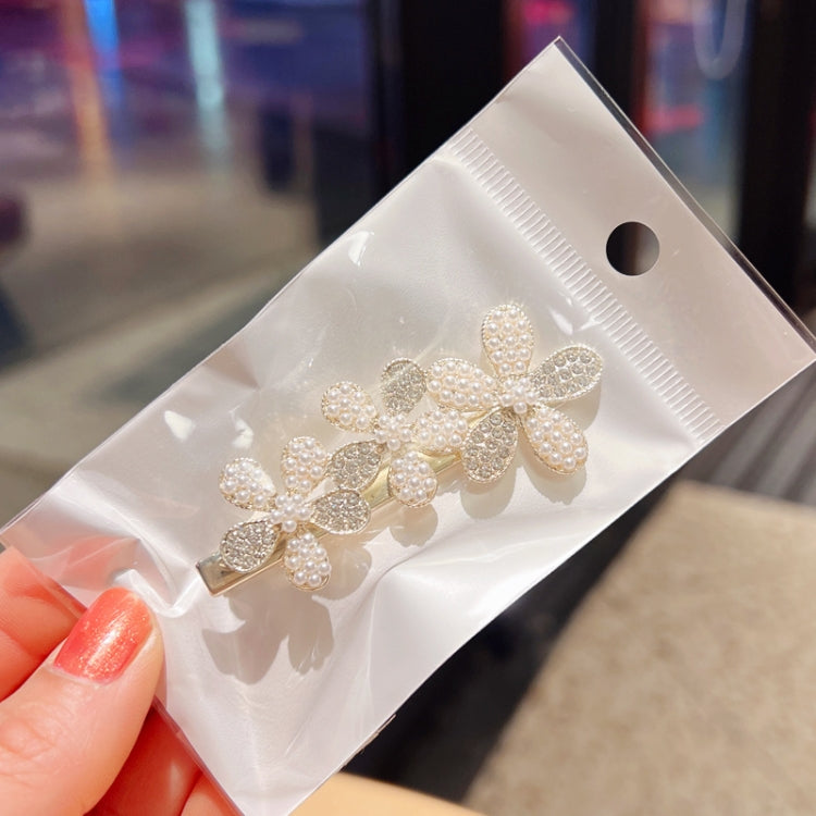 10pcs Pearl Rhinestone Hair Clip Side Bangs Hair Headdress