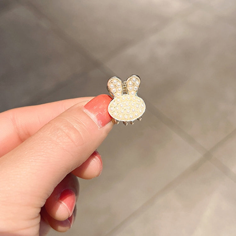 10pcs LD358 Rabbit Ear Pearl Mini Hairpin Girl Bangs Hair Ornaments