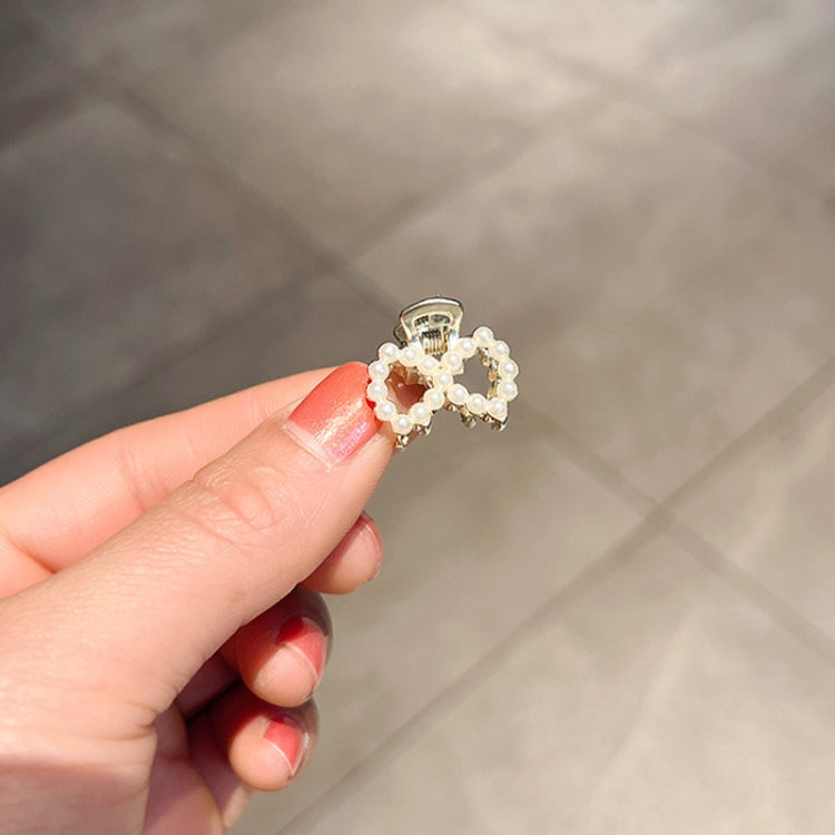 10pcs LD358 Small 8 Shape Pearl Mini Hairpin Girl Bangs Hair Ornaments