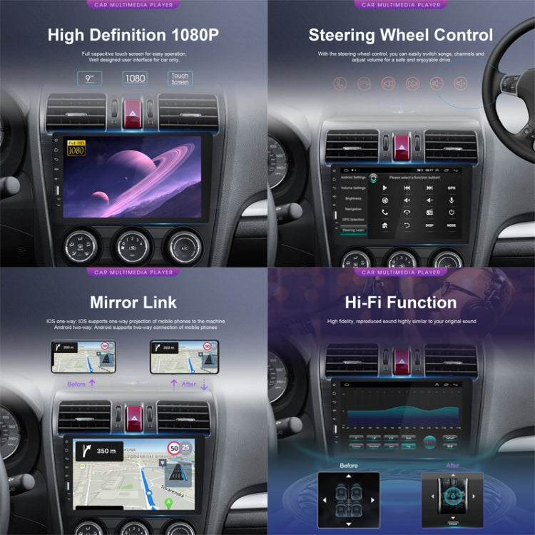 A3236 9 inch Android 11 Single Butt MP5 Player, Style: Carplay 2+32G