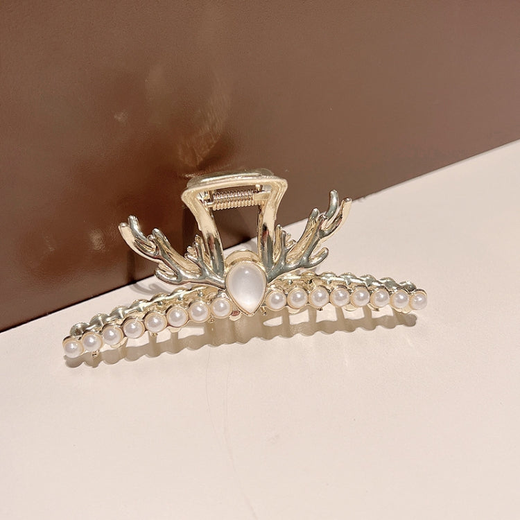 3pcs Hair Scrunchies Back Of The Head Headpiece, Styles: LD261 Antlers Pearl