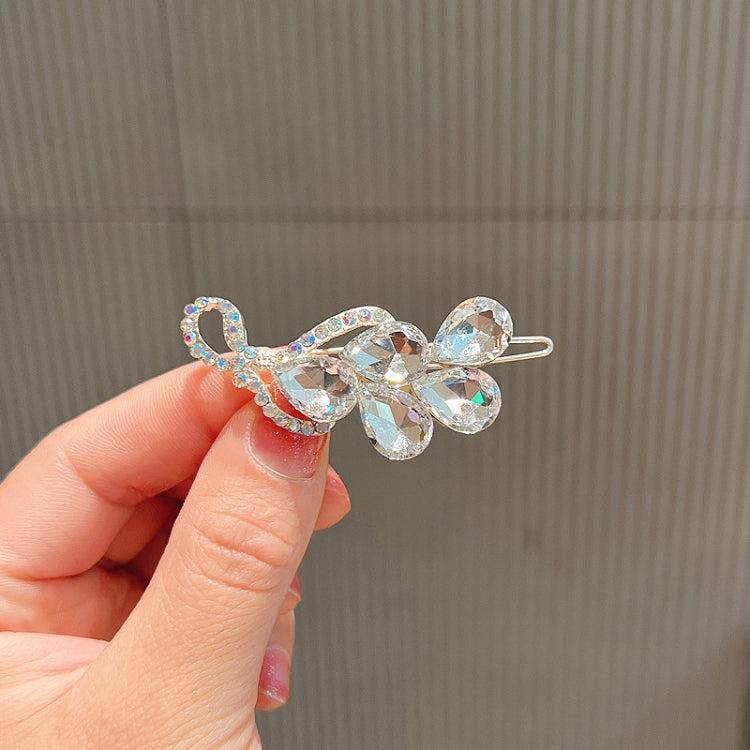 10pcs Rhinestone Fashion Hair Clips Women Bangs Headwear, Styles: 181 Water Drop