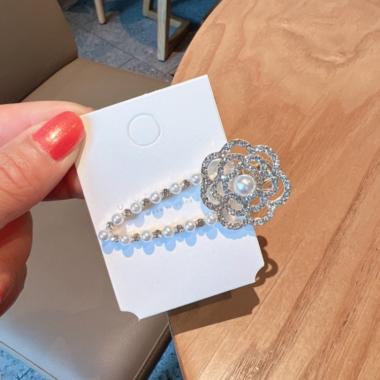 10pcs Rhinestone Fashion Hair Clips Women Bangs Headwear, Styles: 360 Diamond