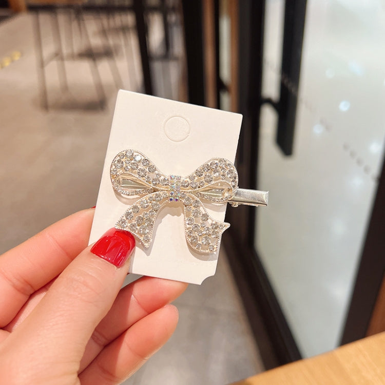 10pcs Rhinestone Fashion Hair Clips Women Bangs Headwear, Styles: 313 Butterfly