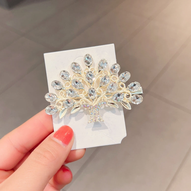 10pcs Rhinestone Fashion Hair Clips Women Bangs Headwear, Styles: 316 White Diamond