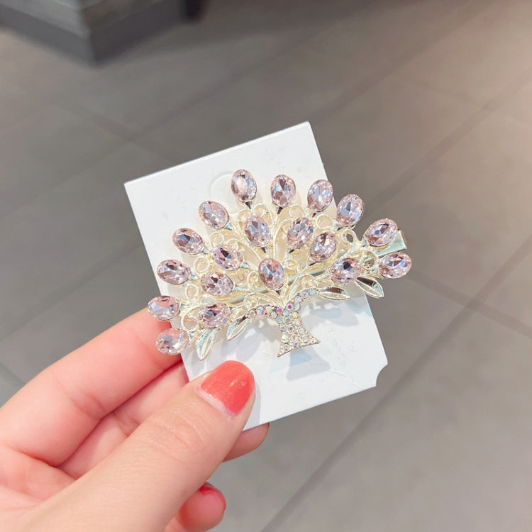 10pcs Rhinestone Fashion Hair Clips Women Bangs Headwear, Styles: 316 Purple Pink Diamond