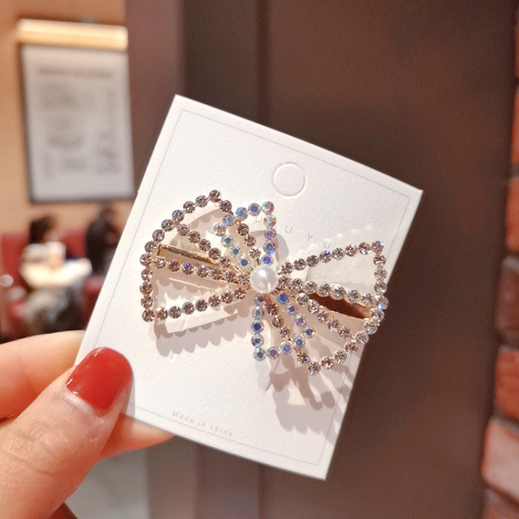 10pcs Rhinestone Fashion Hair Clips Women Bangs Headwear, Styles: 380 Diamond