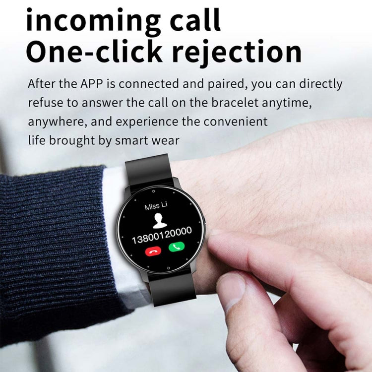 BW0223 Heart Rate/Blood Oxygen/Blood Pressure Monitoring Bluetooth Smart Calling Watch, Color: Silicone Blue