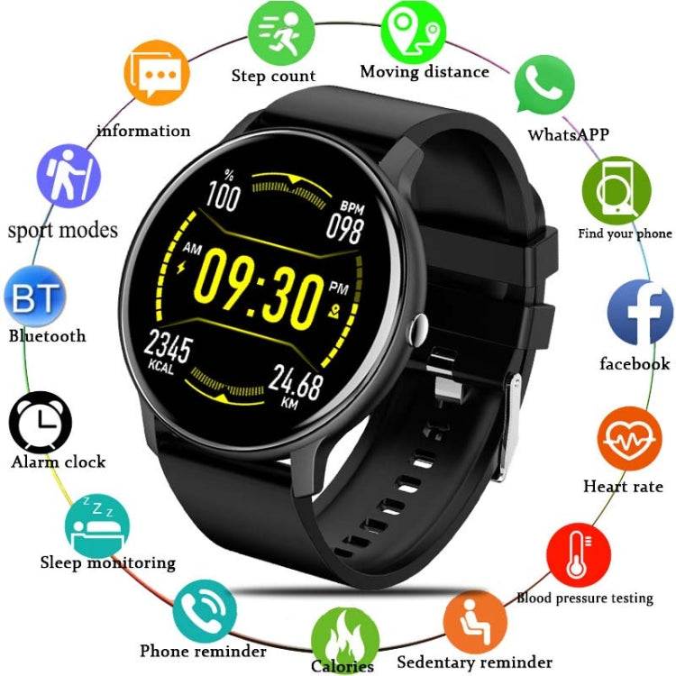BW0223 Heart Rate/Blood Oxygen/Blood Pressure Monitoring Bluetooth Smart Calling Watch, Color: Mesh Blue