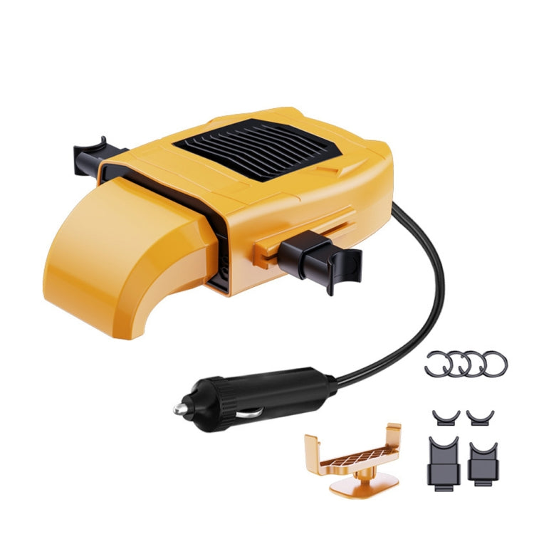Car 12V Heater Defrost Snow Defogger, Color: Yellow Dual Use