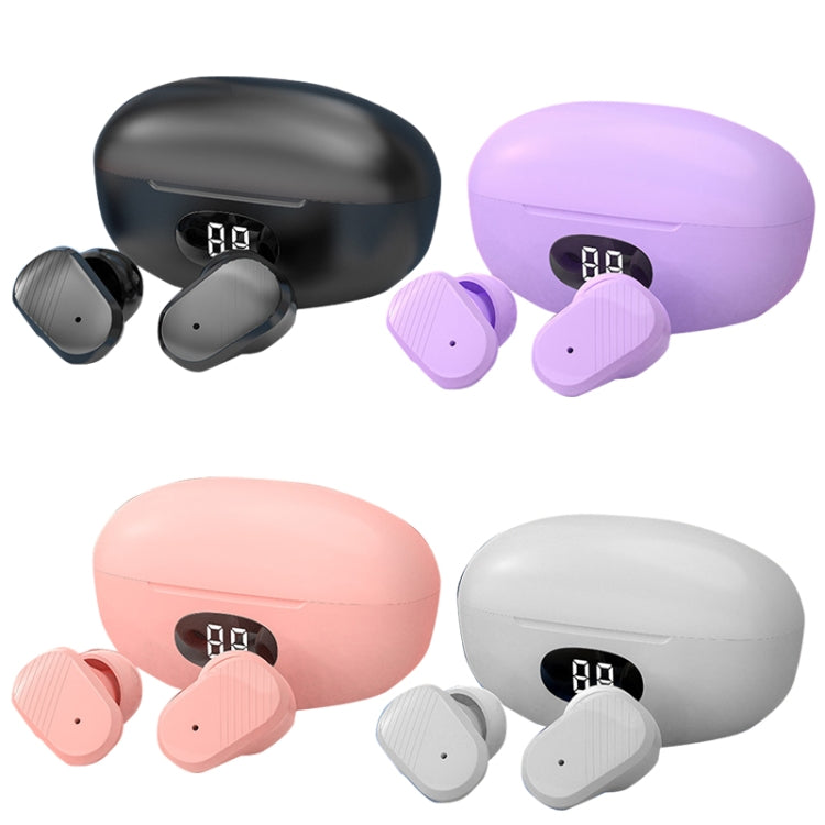 T2 LED Digital Display Magnetic Suction Mini Noise Reduction Wireless Bluetooth TWS Earphone