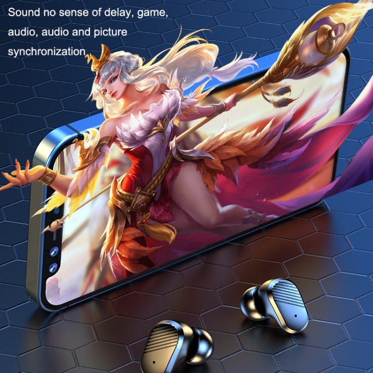 T2 LED Digital Display Magnetic Suction Mini Noise Reduction Wireless Bluetooth TWS Earphone